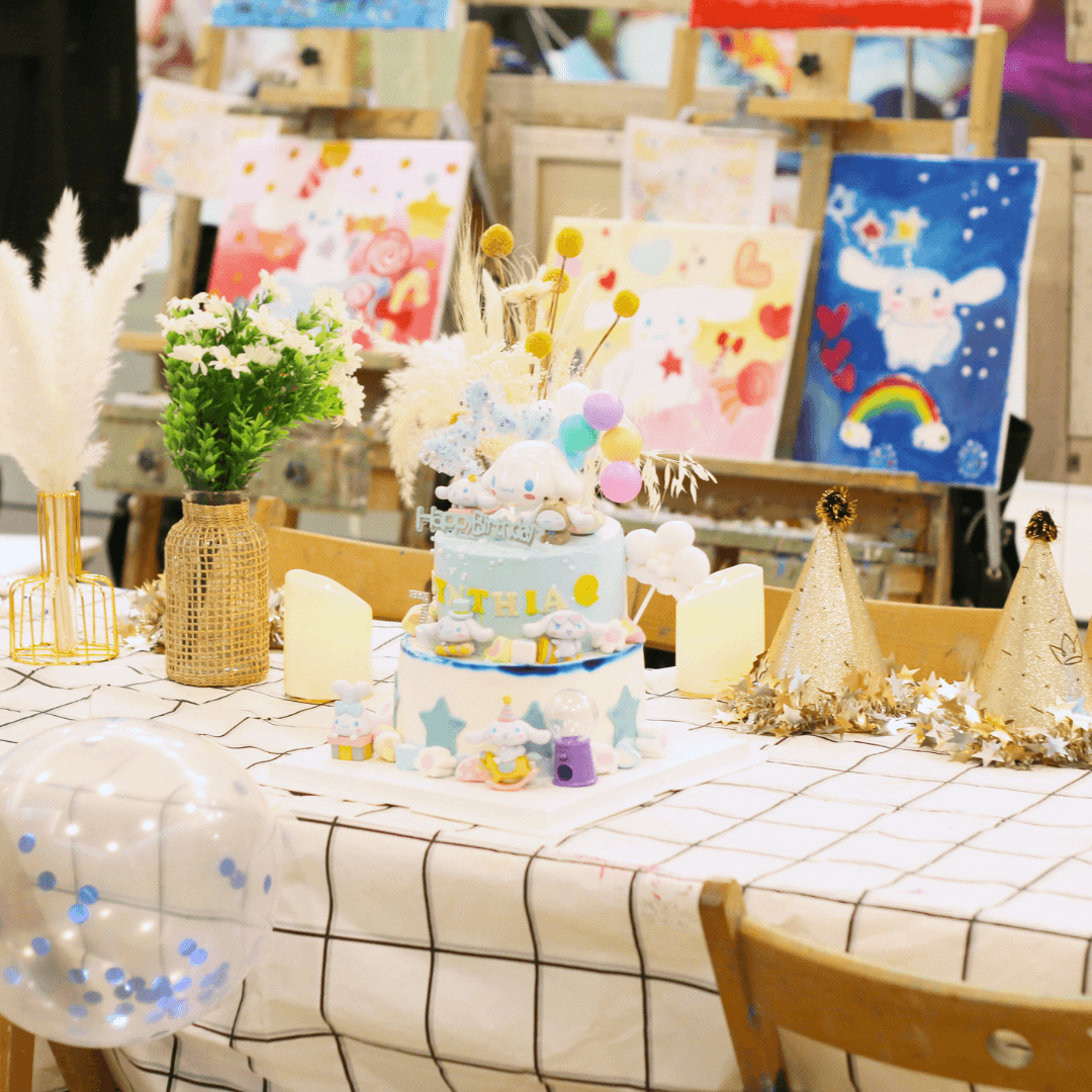 Private birthday art party Hong Kong