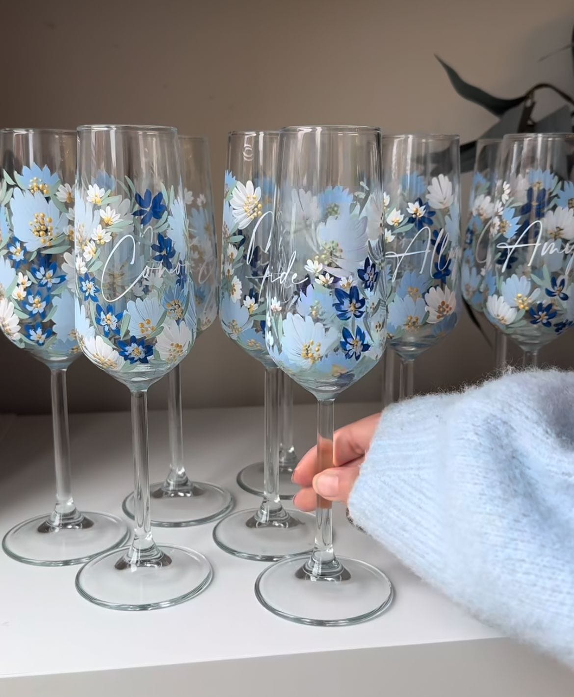 Champagne Glass Painting