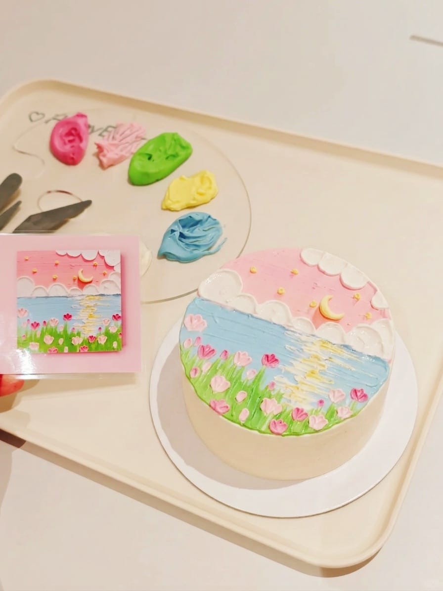 Cheesecake Painting