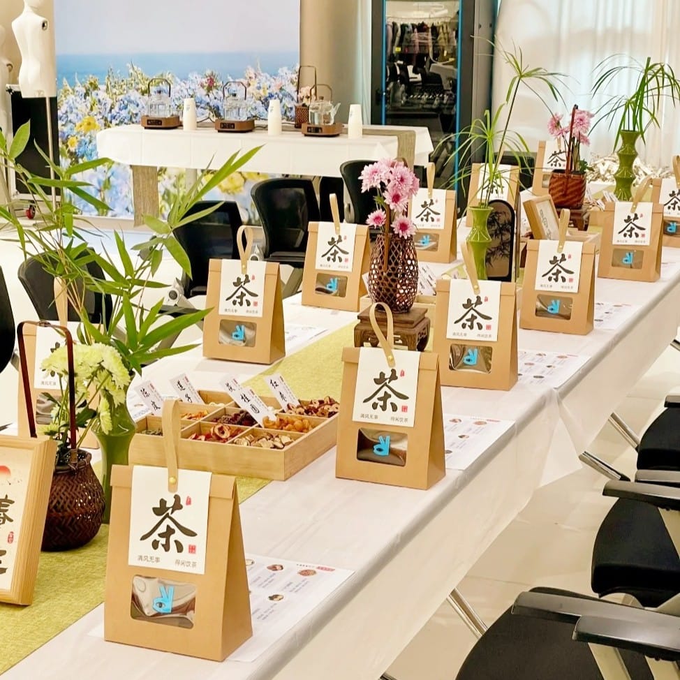 Chinese Tea Bag Making