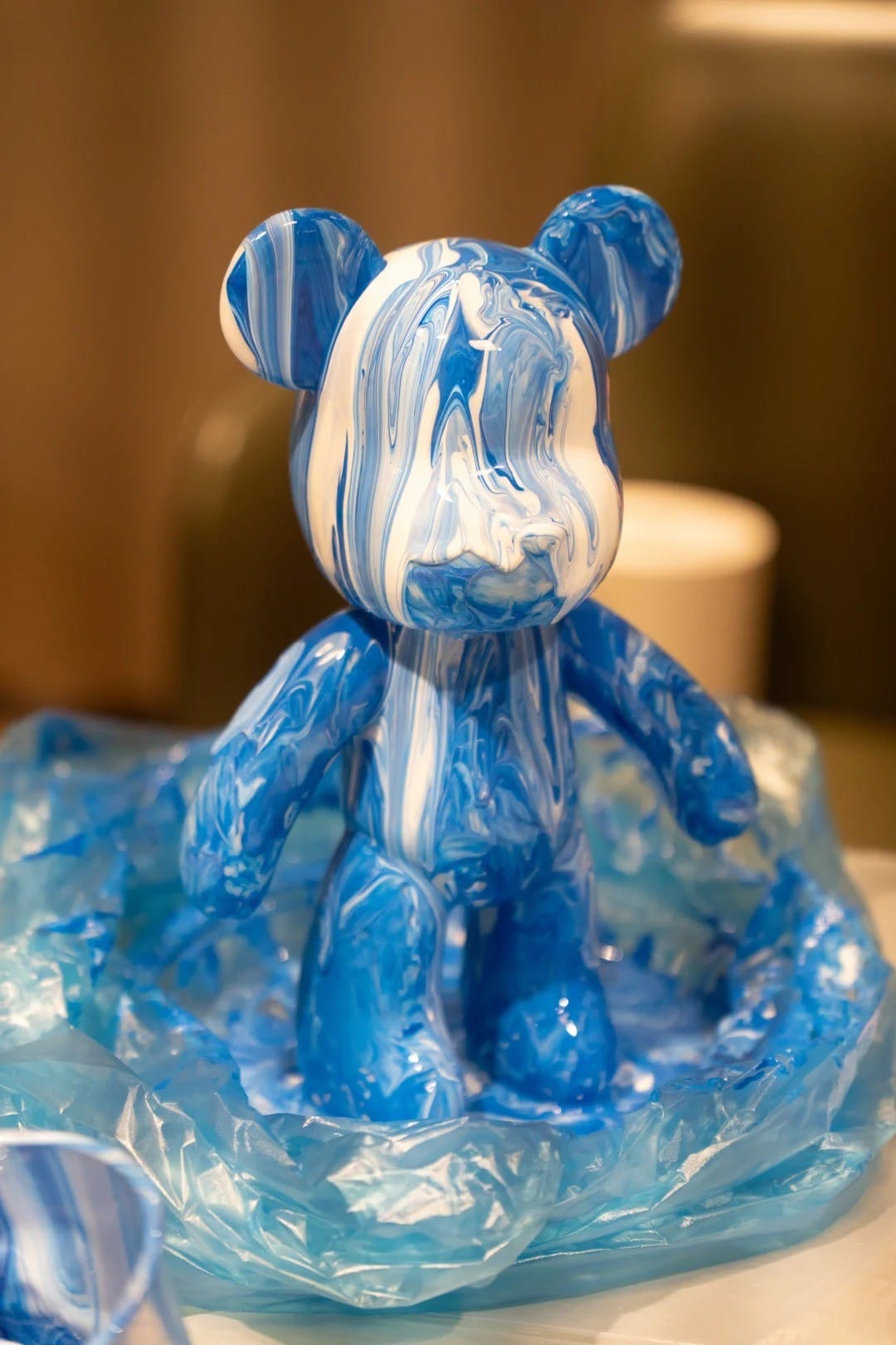 DIY Paint Drip Bear