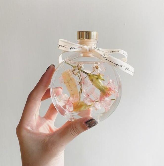 Dried Flower Perfume Diffuser Bottle