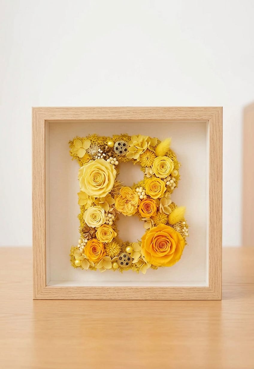 Floral Letter Art