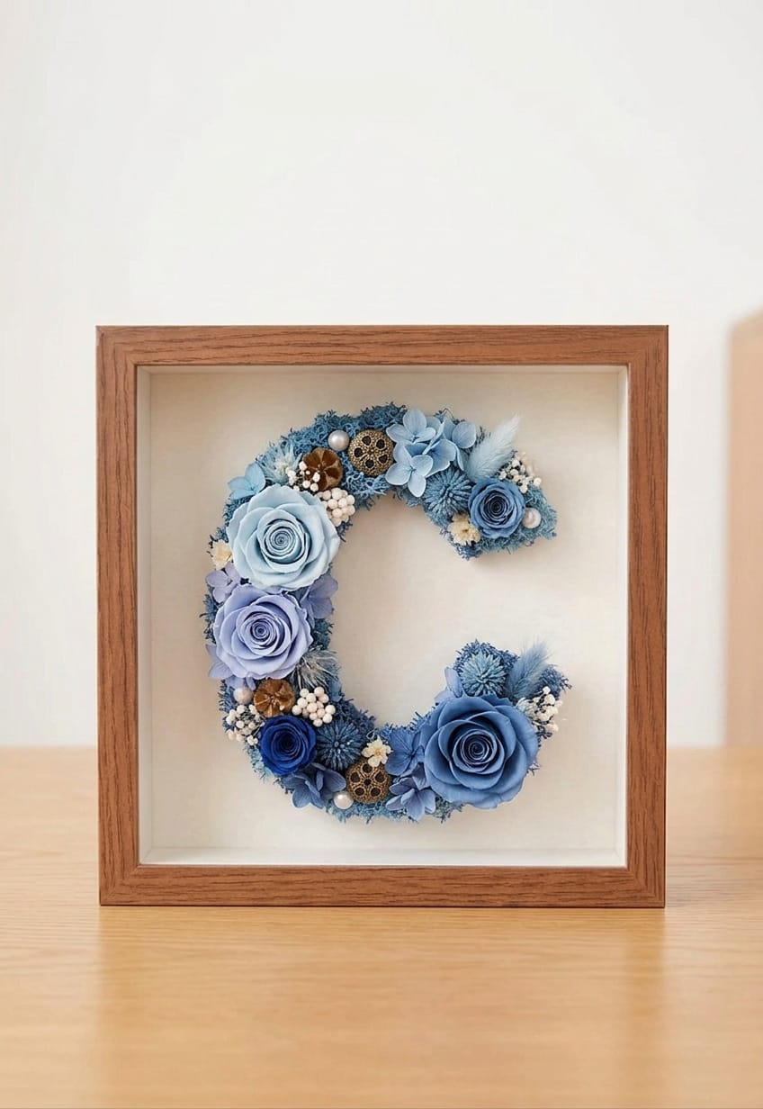 Floral Letter Art