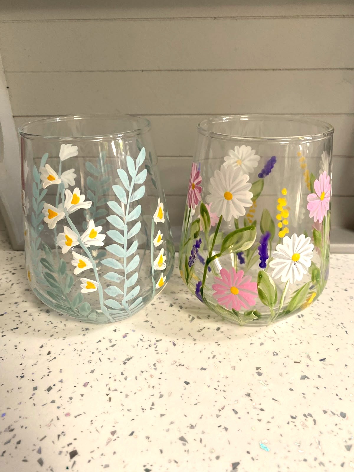 Glass Cup Painting