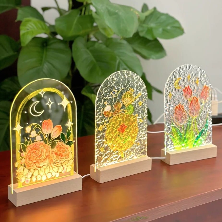 Hand-painted glass night lamp lantern workshop for Mid-Autumn — Art Story Events Hong Kong