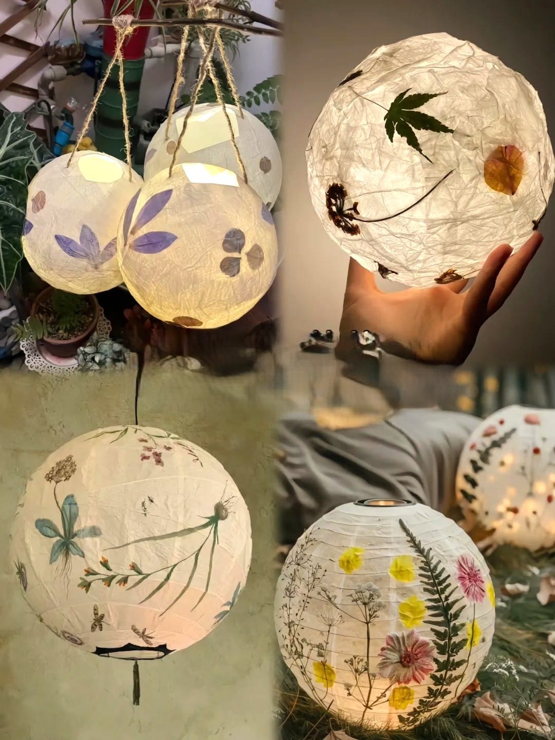 Mid-Autumn Floral Fans