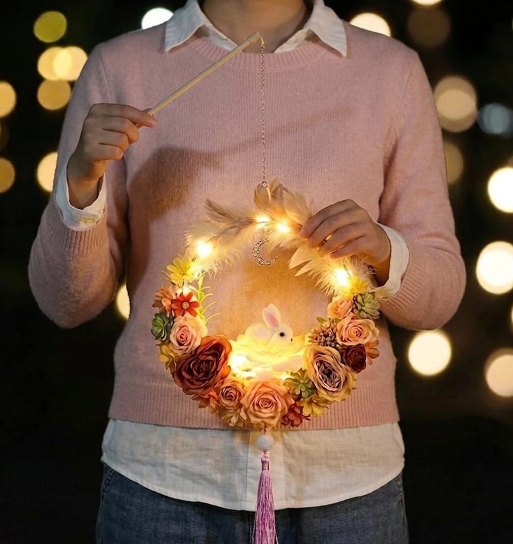 Mid-Autumn Floral Lantern
