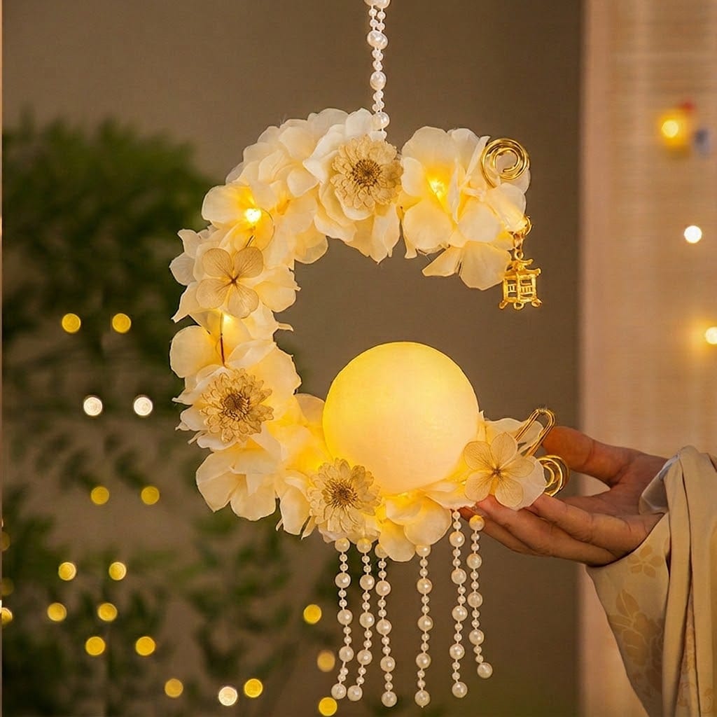 Mid-Autumn Floral Lantern