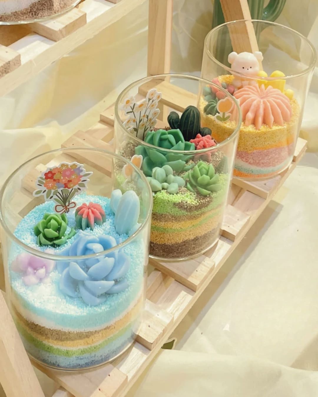 Sand Art Candle