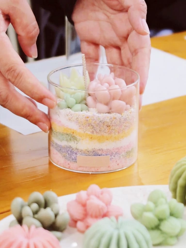Sand Painting Candles