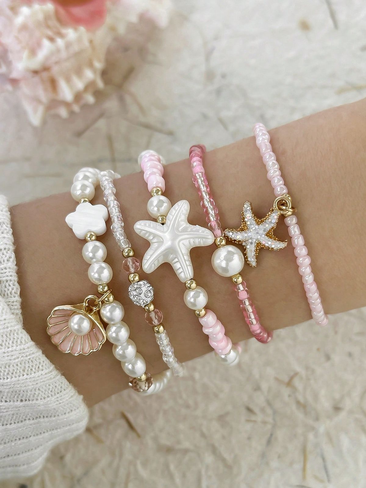 Seashell Bracelet Making