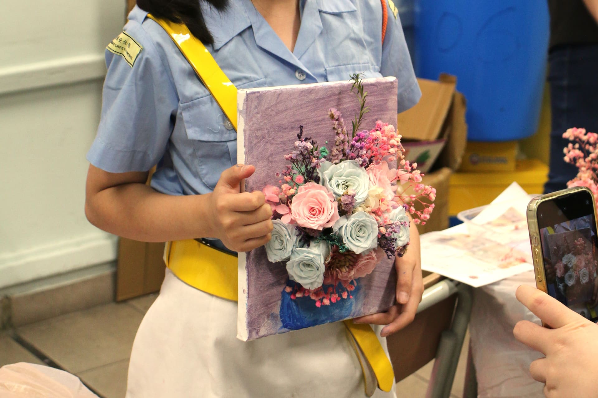 Caritas Tsuen Wan Community Centre 3D Floral Painting Workshop