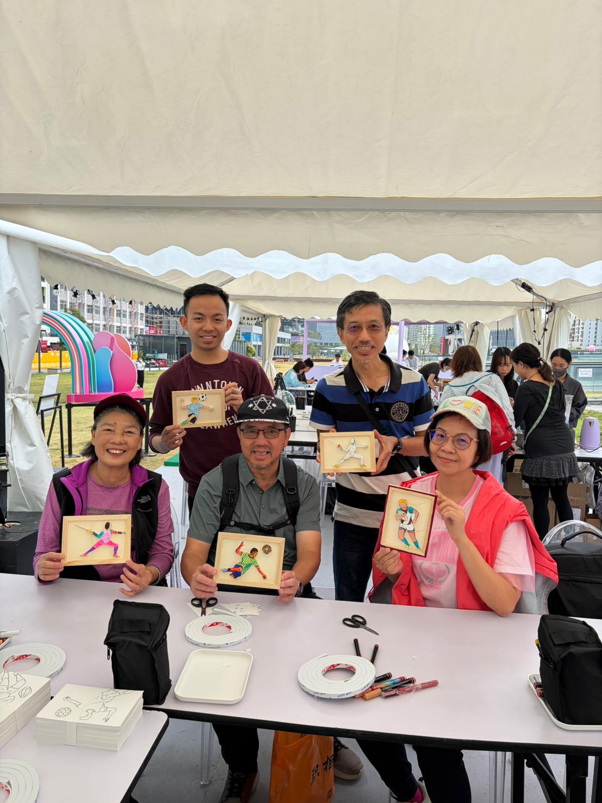15th National Sports Game Tie-Dye Workshop